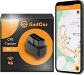 Findcar Obd 4G - Localisateur Gps De Voiture Avec Application Pour Motos Et Autres Véhicules | Installation Facile | Localisation En Temps Réel | Alertes De Vitesse|Géoclôture | Tr[ONE145242]