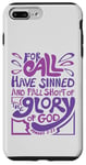 iPhone 7 Plus/8 Plus Romans 3:23 For All Have Sinned King James Version Bible Case