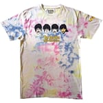 The Beatles Yellow Submarine Heads & Apple Bonkers Dye Wash T Shirt S White