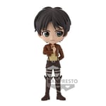 Figurine Attaque des Titans - Eren Yeager Vol.2 Ver A Q Posket 14cm