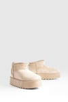 Platform Mini Cosy Boots