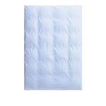 Magniberg - Wall Street Duvet Cover Poplin Light Blue Striped Dots Jacquard 220 x 220 cm - Dynetrekk