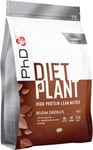 PhD Diet Plant High Protein Lean Matrix Powder Fat Burning Belgian Chocolate 1kg