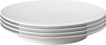 Denby White Porcelain Dinner Plates Set of 4-27cm Dishwasher Microwave Safe Cla