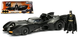 Batman 1989 Film De Tim Burton Batmobile Avec Figurine 1:24 Modèle JADA TOYS