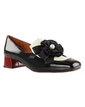 Chie Mihara Femme Raven37 Mocassins, Noir/Blanc/Rouge, 37 EU