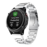 Metallarmband Garmin Fenix E 47mm silver