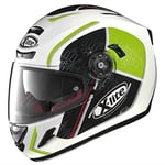 Casque intégral X-Lite X-702 GT Scorey - Couleur : Blanc/Noir/Vert - Taille S (55/56)