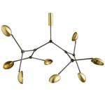 101 Copenhagen Drop Chandelier taklampa brass