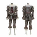 Halloween Adult Men Pennywise Clown Cosplay Costume Carnival Party Boys Girls