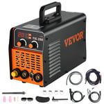 VEVOR Poste à Souder TIG MMA ARC 2 en 1 Soudeuse TIG-200C 200 A Machine à Souder Compacte Portable Inverter HF IGBT DC avec Écran Numérique LCD pour Soudage Acier, du Titane et de l'Alliage de Cuivre