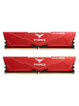 Team Group T-Force Vulcan DDR5-6000 - 64GB - CL38 - Dual Channel (2 pcs) - AMD EXPO & Intel XMP - Rød