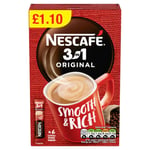 5X 6 NESCAFE 3 IN 1 ORIGINAL (30 sachets) FRESHER RICHER instant coffee