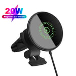 30W 20W Magnetic Wireless Car Charger Mount Holder For Apple iPhon 15 14 13 12