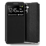 Cool Coque Flip Cover pour Samsung A057 Galaxy A05s Uni Similicuir Noir