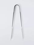 John Lewis Soft Grip Stainless Steel Ice Cube Tongs