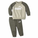 Naisten verkkapuku Puma Minicats Ess Raglan Khaki (Koko: 9-12 kuukautta)