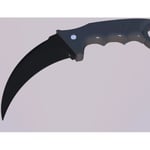 MakeIT Karambit With Blade Mold For Crafting, Be Careful Models Svart S