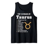 Taurus Zodiac Sign Birthday Month Cute Tank Top