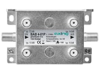 Bab 4-01P Abzweiger 4-Fach 125 - 155 Db 5 - 1218 Mhz F-Buchse Premium-Line