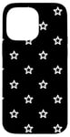 iPhone 14 Pro Max White Black Starlight Night Pop Art Star Sky Pattern Case