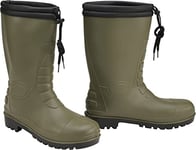 Brandit Homme Rain Boots All Seasons Botte Tactique et Militaire, Olive, 38 EU