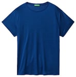 United Colors of Benetton Women's T-Shirt 3nlhe1af9, Blue 2g6, XS