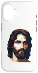 Coque pour iPhone 16 Jésus est le Fils de Dieu. Chrétien, Évangile, Foi, Religieux