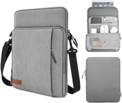 MoKo Sleeve Bag for 13.3 Inch Laptop,Carrying Pouch Sleeve Case with Pocket Fits Galaxy Tab S8+ 12.4",Surface Pro 8,Macbook Pro M1 Pro/M1 Max 14.2 2021/Air/Pro 13.3 2020,iPad Pro 12.9 2021,Chromebook