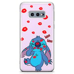 ERT GROUP Coque de téléphone Portable pour Samsung S10e Original et sous Licence Officielle Disney Motif Stitch 017 Parfaitement adapté à la Forme du téléphone Portable, Coque en TPU