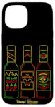 Coque pour iPhone 15 Disney Hot Ones Level Of Spice Sauce Neon Bottles Logo