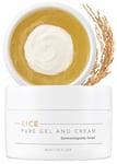 THANKYOU FARMER Rice Pure Gel and Cream 80ml- Crème nourrissante et éclaircissante, extraits de riz coréen exclusifs, crème de nuit coréenne hydratante pour le visage, hydratant coréen pour peau sèche