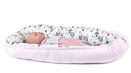 Nid Bébé Multifonctionnel Cocoon Baby Baby Baby Cocoon Bumper Lit de Voyage 100% Coton Anti-Allergique