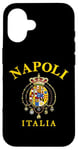 Coque pour iPhone 16 Drapeau de l'Empire romain de Naples - Souvenir de l'Italie - Drapeau Napoli