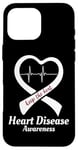 iPhone 16 Pro Max Heart Disease Awareness Keep The Beat Valentines Case