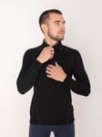 Devold Duo Active Merino 205 Zip Neck Man - Herre - Sort - XL