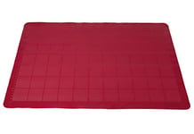 KAISER KAISERflex Red XL Roll-Out Mat 60 x 40 cm 100% Food-Safe Silicone Dishwasher-Safe High Form Stability and Flexibility