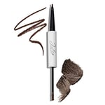 Julep Brow 101 Waterproof Eyebrow Pencil & Tinted Gel (Dark Brown) 2-in-1 Micro Brow Pencil & Long-Lasting Brow Gel with Microfibres to Sculpt, Fill, Shape, and Define