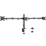 Monitorarm LogiLink Trippel 17-27 tum 2x658 mm