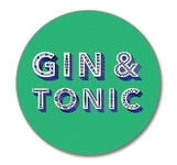 Jamida Drikkeunderlag Rund Ø10 Gin & Tonic