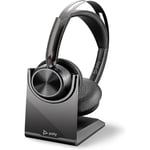 Poly - Voyager Focus 2 UC Bluetooth Headset + Charging Cradle (Plantronics) - St