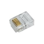 LogiLink - Connecteur de téléphone - RJ-12 (M) - non blindé (pack de 100)