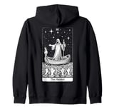 The Hermit Tarot Card Wisdom Enigmatic Esoteric Occult Zip Hoodie