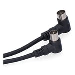 Extend Your Audiovisual Experience with Our 5m 9.5mm TV Video Extension Cable. Ideal for efficient and Clean Connections, Packaged in Elegant Black.