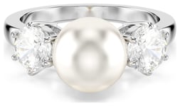 Swarovski 5689630 Matrix Ring Crystal Pearl White Crystals Jewellery