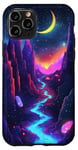 iPhone 11 Pro Mystic Crescent River Night Landscape Case