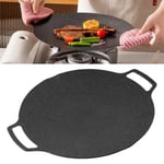 Korean BBQ Non-Stick 36cm Coating Pan Baking Frying Tray Grill Flat Pan Cooking