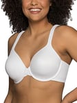 Vanity Fair Women's Light Lift Bra: Comfort Straps & No Poke Underwire (34b-44dd), Opaque, Back Smoothing (78349) -White, 36B