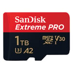 SANDISK - MicroSDXC Extreme Pro 1TB 200MB/s A2 C10 V30 UHS-I