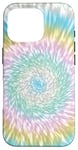 iPhone 16 Pro Pretty Tie Dye in Blue, Yellow, Pink & Green Pastel Colors Case